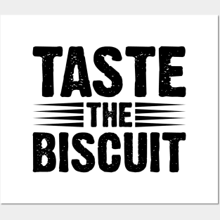 Taste The Biscuit - Retro Vintage v12 Posters and Art